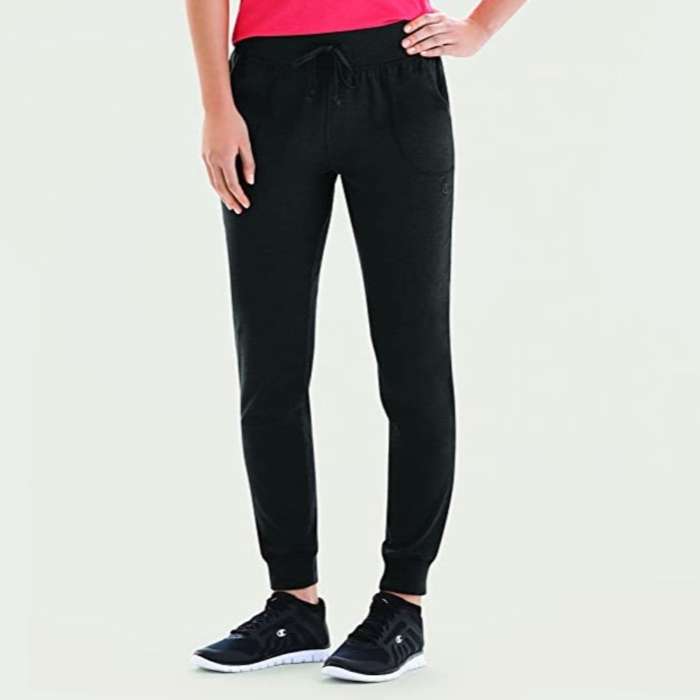 Black champions joggers